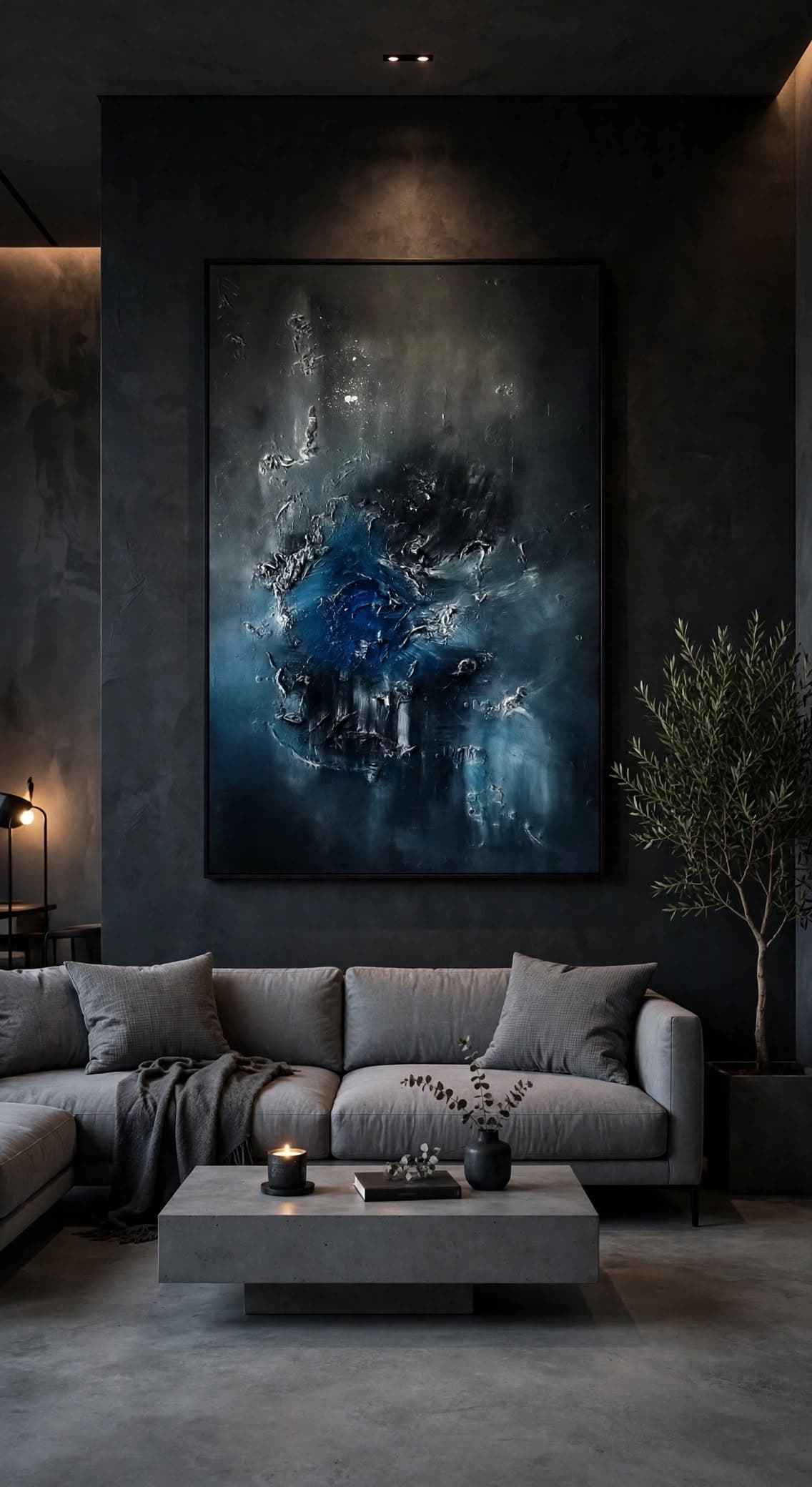 The Abyss on a wall