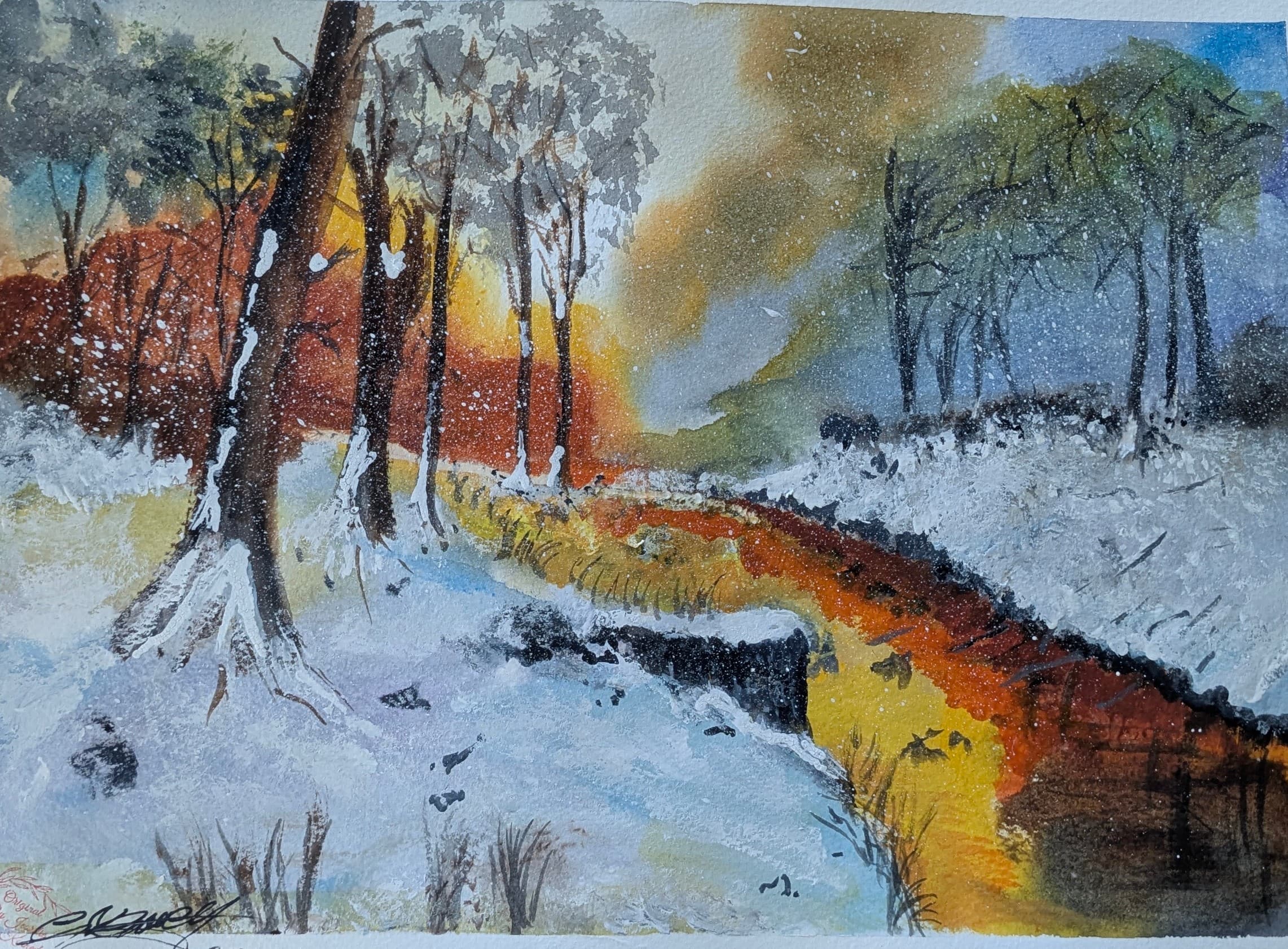 Winters dusk 