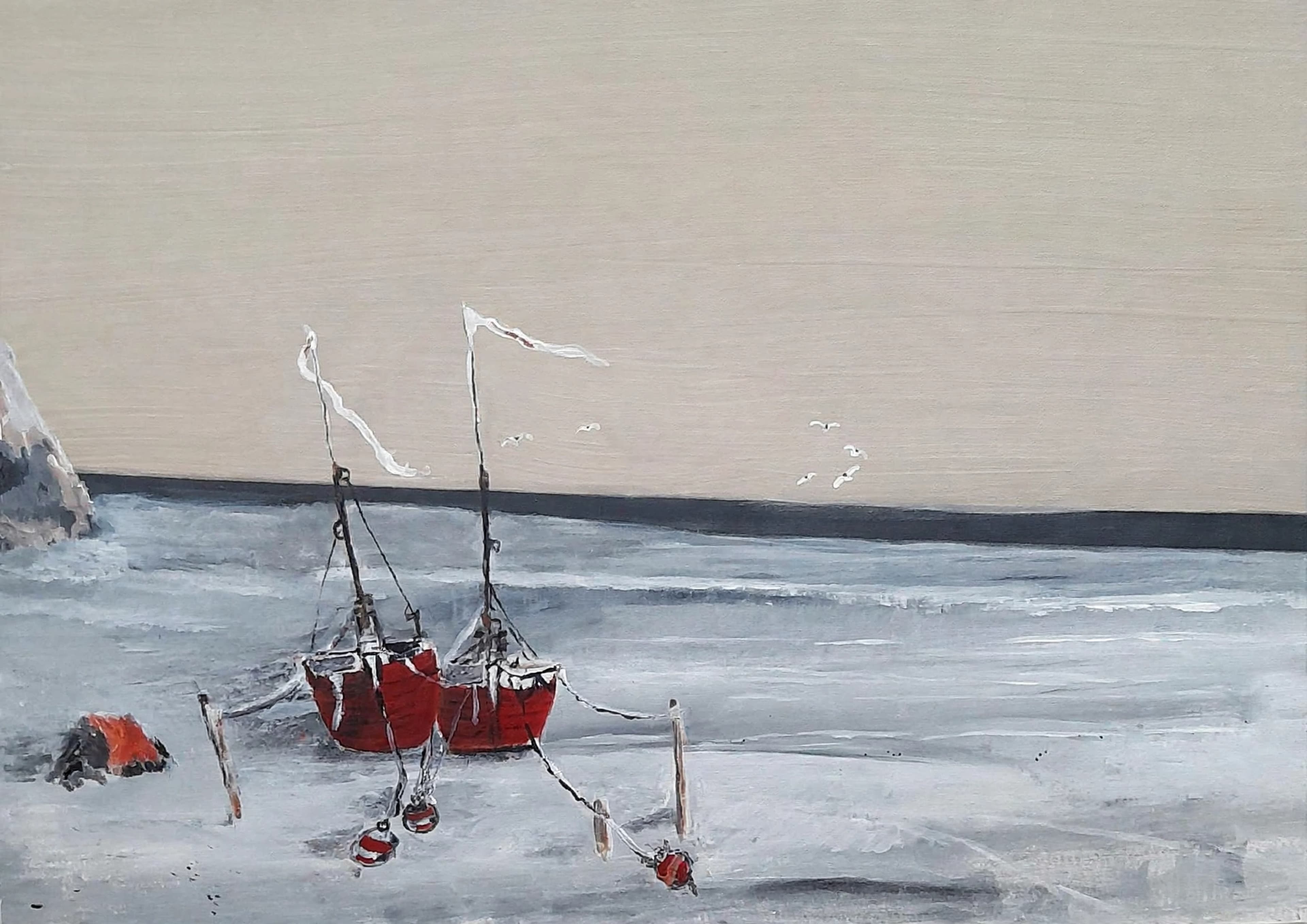 Winter seaside