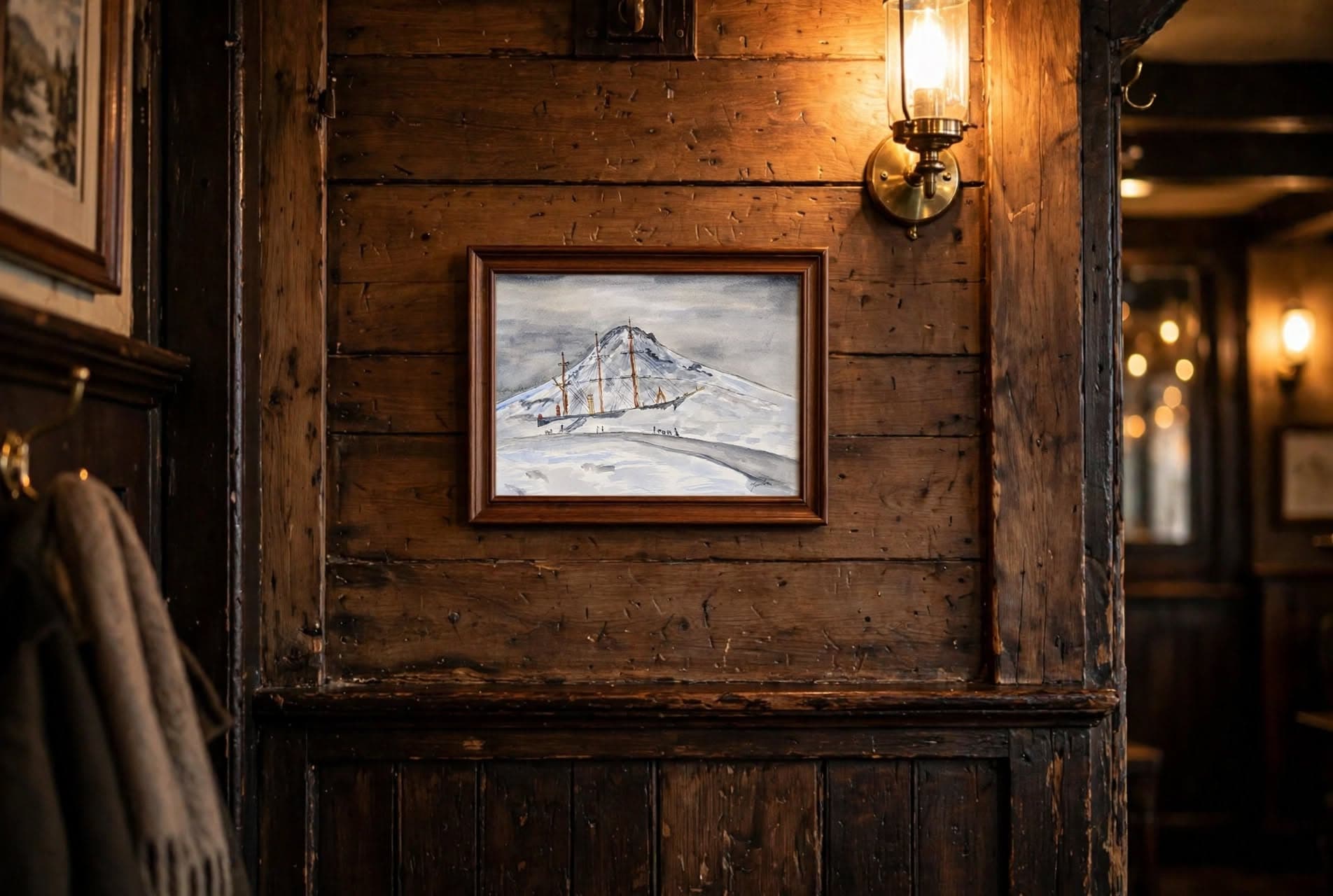 Discovery in Distress on a wall