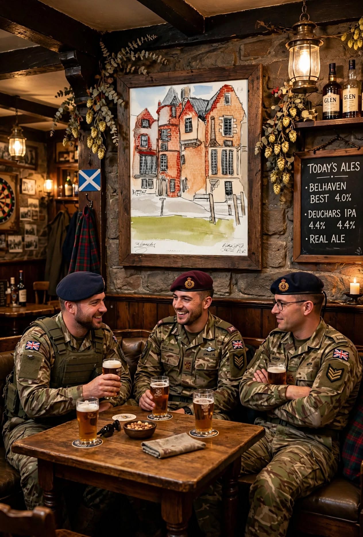 Black Watch Castle on a wall