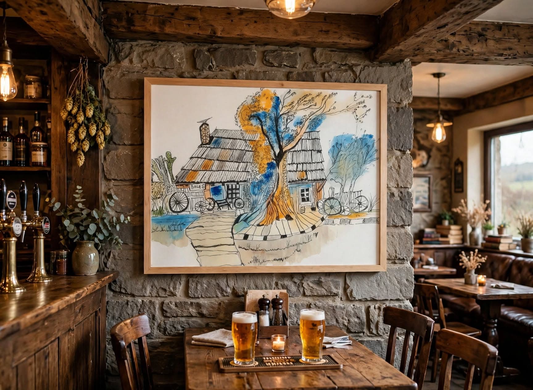 The Shack on a wall